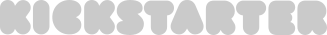 Kickstarter logo in grey