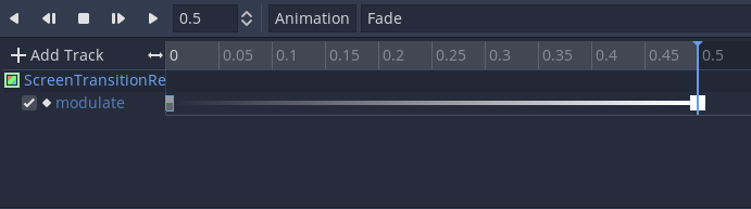 Fading animation keyframes