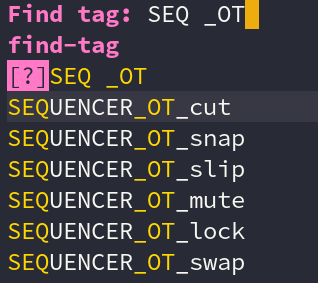 spacemacs-gtags-search-operators