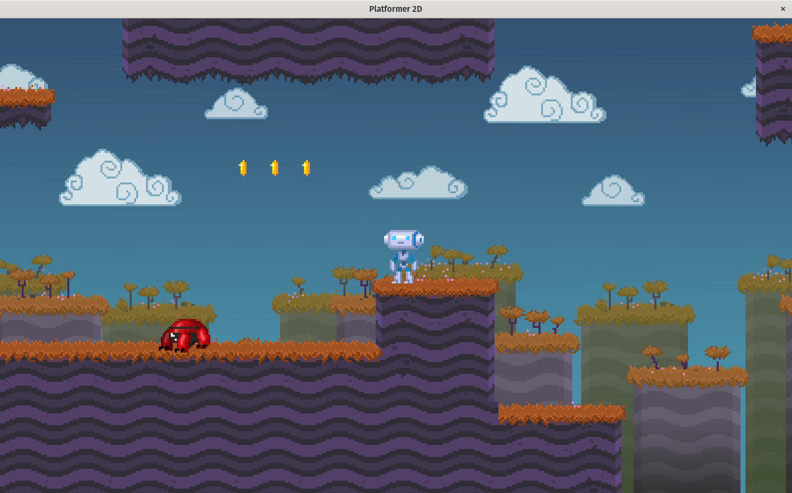 Remake of the official Godot 2D platformer