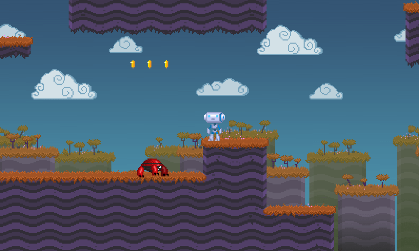 Remake of the official Godot 2D platformer