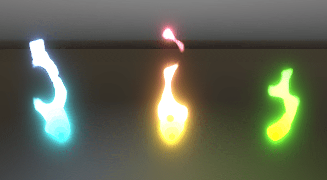 Stylized fire shader