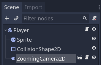 Inspector of ZoomingCamera2D