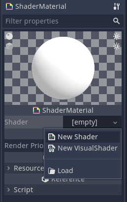 Adding a new shader