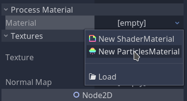 new particles material