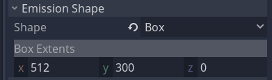 box shape extents