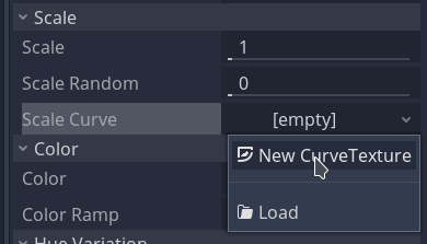 creating a new scale curve
