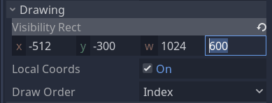 visibility rect settings
